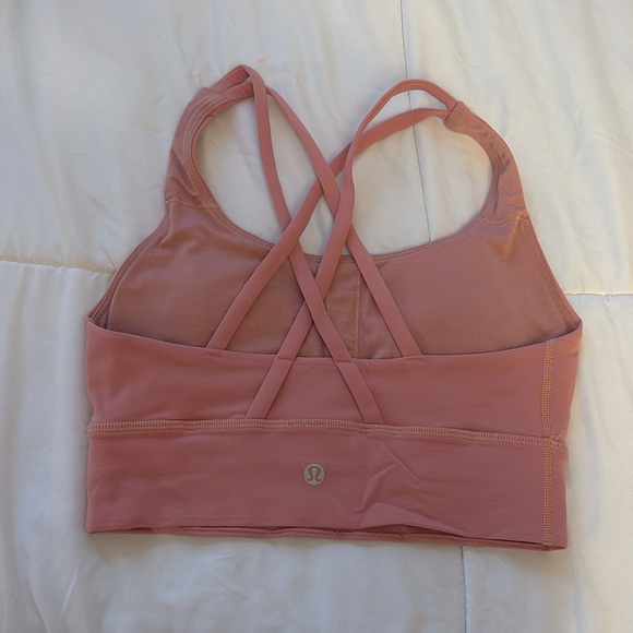 LULULEMON Longline Energy Bra 4 Peach Pink 🍑 - Picture 10 of 10
